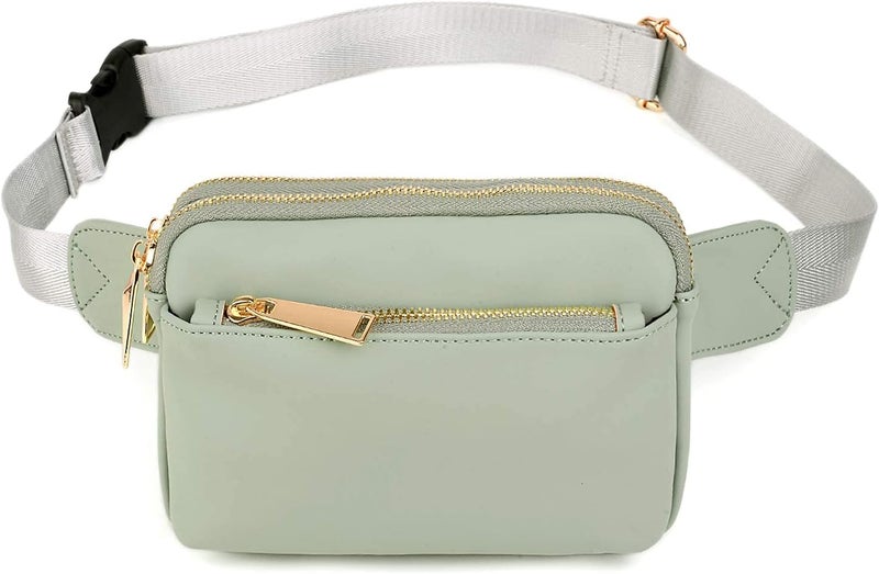 UTO Fanny Pack for Women Crossbody Trendy Fashion Belt Purse Chest Waist Hip Bumbag for Outdoor Shopping Travel Hiking - Image 5